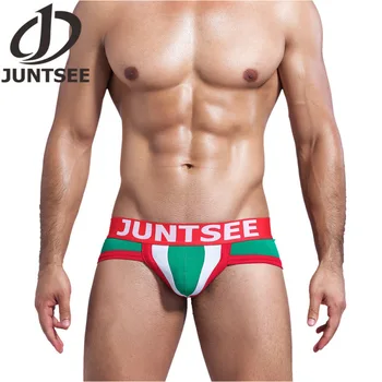 

6Pcs JUNTSEE Men's Underwear Cotton Briefs Shorts Mix colors J3007