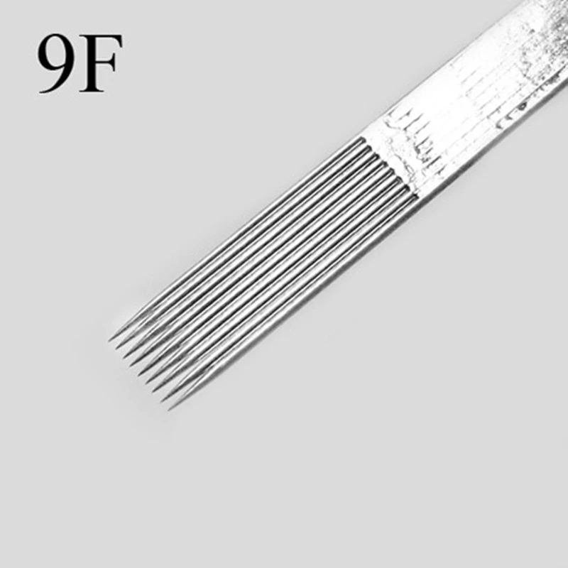 Disposable Sterilized 9F Tattoo Needles (9 Flat) 50pcs/Box Wholesale
