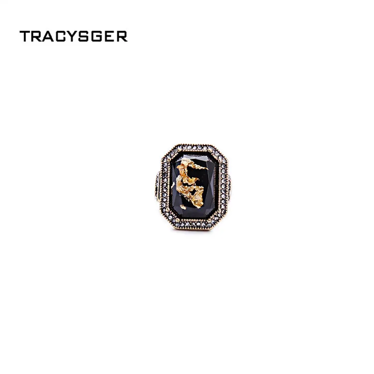 

AB-jz00216/TRACYSGER /sweet girl jewelry / retro crystal rectangle ring
