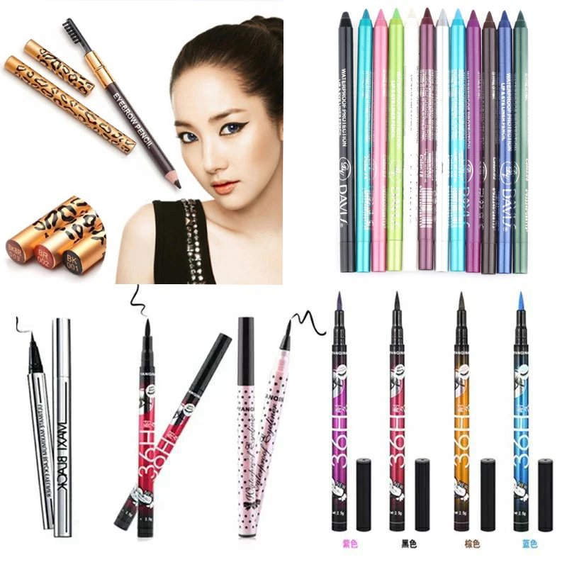 1PC Long-lasting Waterproof Eye Liner Pencil Pigment Waterproof White Color Eyeliner Makeup Makeup Tools Hot Sale