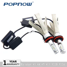 H7 led H4 H15 H11 D1S D2S H8 6000K белый луч h7 Canbus ошибка Epistar чип лампа автомобильный стайлинг фары лампы для автомобиля