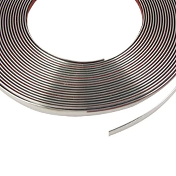 

Wholesale 5X 8mm x 15M Silver Tone Soft Chrome Moulding Trim Strip Car Decors