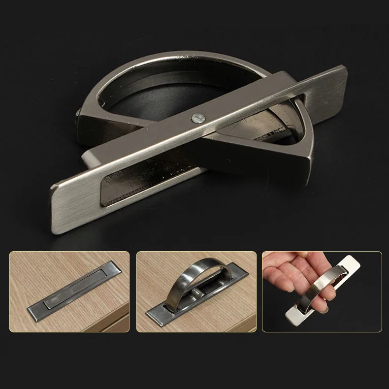 Hidden Concealed Tatami Handle Furniture Cupboard Closet Drawer