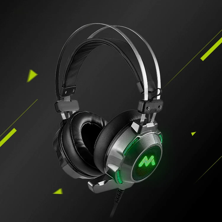 

Gaming Headphones FBUANG 9200 Computer Stereo Game Headset with Microphone LED Light For PC Gamer