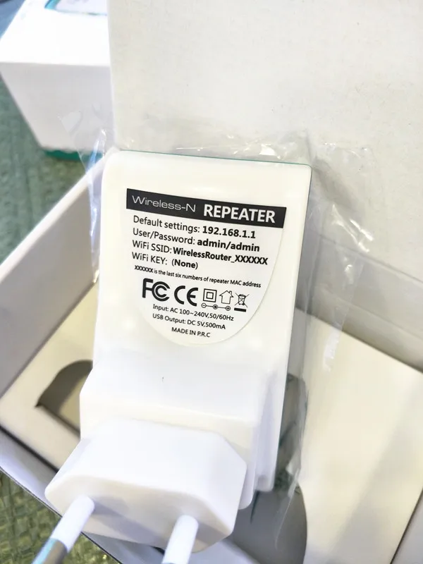 Беспроводной ретранслятор N WiFi удлинитель con RJ45 LAN e WAN порт 2 4G полоса IEEE