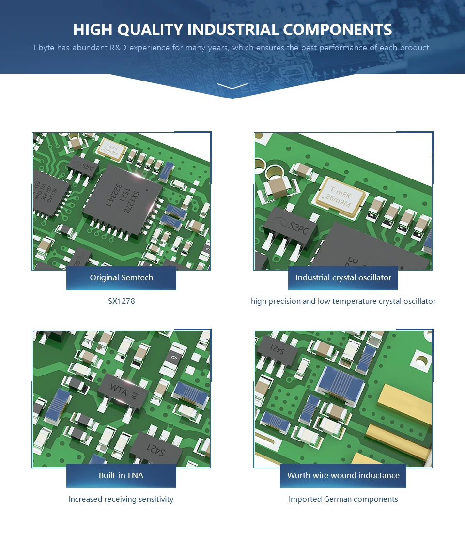 LoRa SX1278 SX1276 170 МГц rf модуль E32-170T30D 1 W 170 МГц Беспроводной трансивер