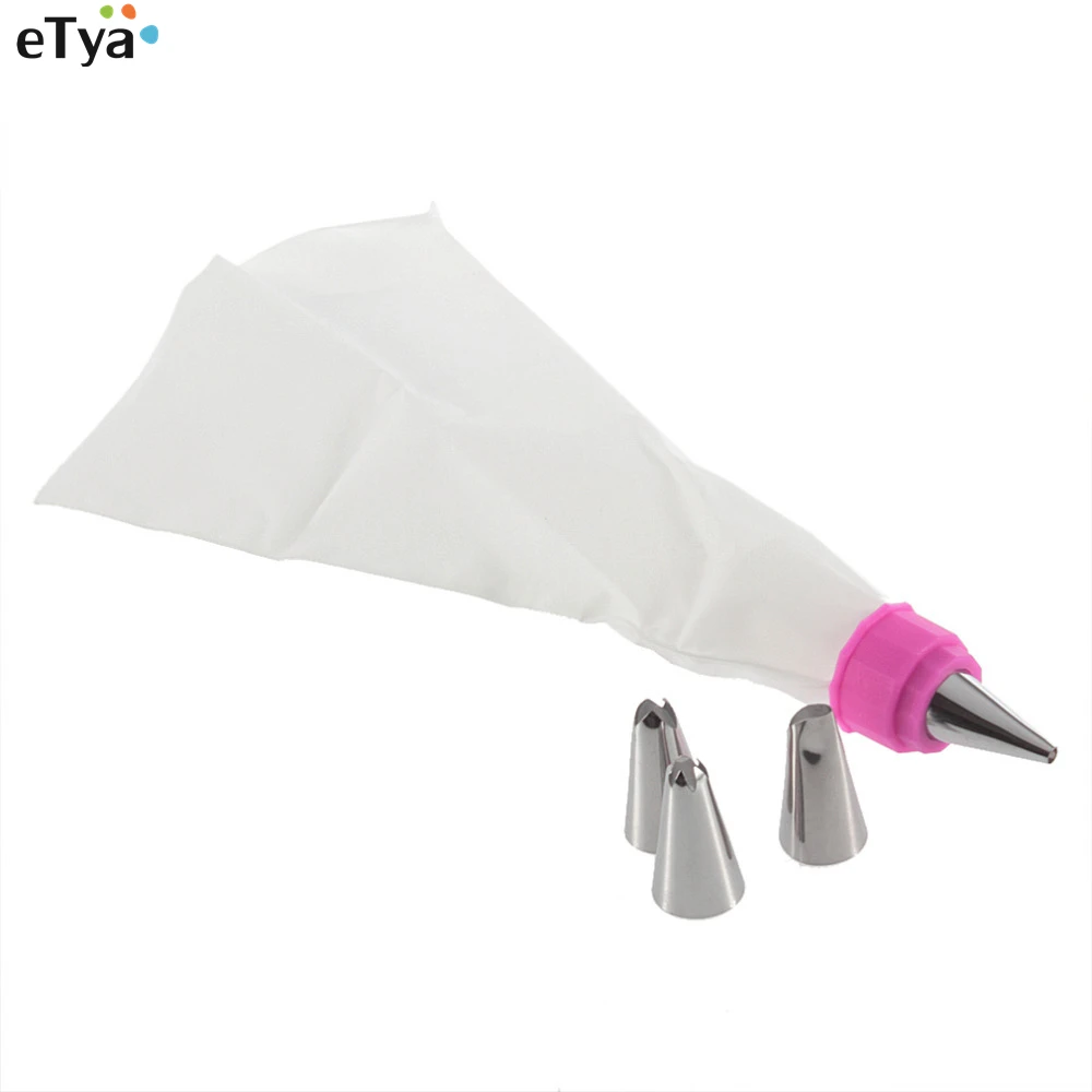 1set Double Colors Piping Bags Icing Pastry Bags Cake decorating kits