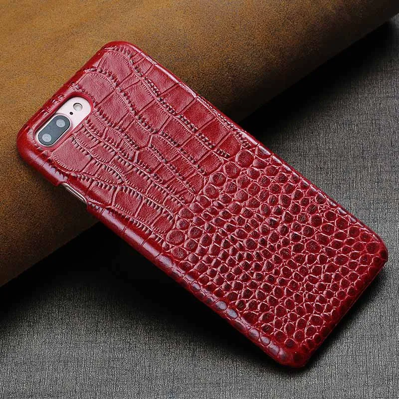 06-Big red LANGSIDI полностью зернистая кожа для iphone 11 Pro 11 11Pro max 6 7 8 plus Роскошные Чехлы для iphone X XS XSmax XR чехол - Цвет: 06-Big red