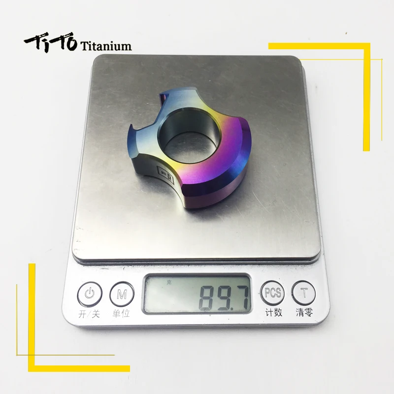 Cena TiTo EDC stop tytanu klasyczne prezenty dla człowieka uniwersalne zabawki narzędzia meteoryt brelok na zewnątrz narzędzia Titanium spinner