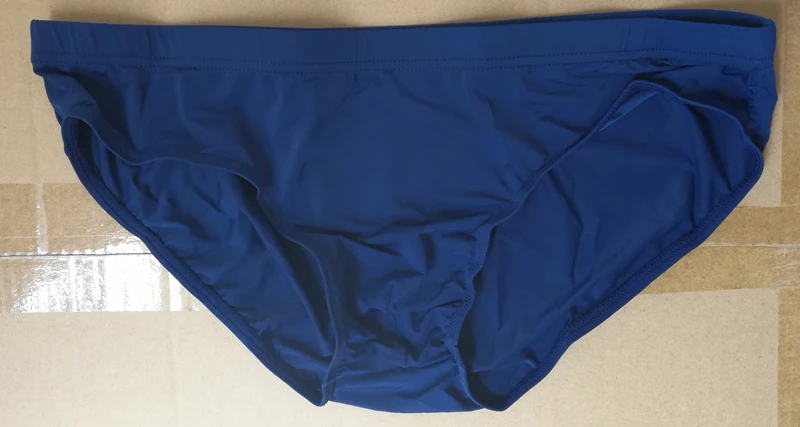 U Convex Pouch Ice Silk Underwear Transparent Ice Silk Briefs G-string Smooth Breathable Thongs Low Rise Gay Wear Briefs F7