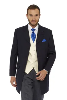 

Gentlemen Style Tuxedos Custom Groomsmen Mens Wedding Suits Business Suits (Jacket+Pants+Vest+Tie)