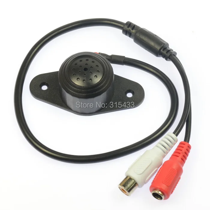 Mini CCTV Microphone for Security Camera Audio Surveillance DVR, CCTV
