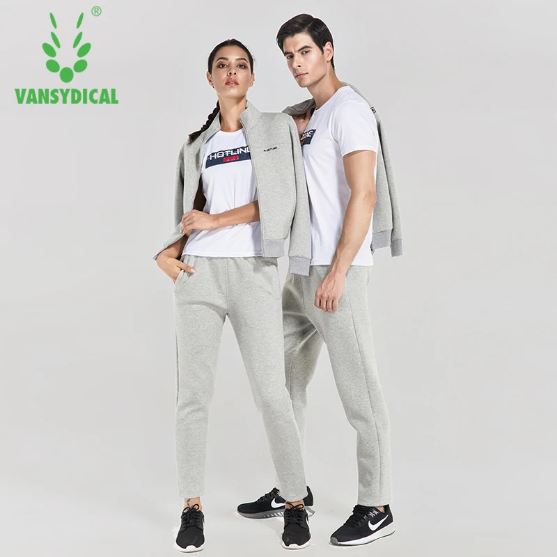 Vansydical новая пара спортивная одежда для зала фитнеса куртка с длинными рукавами