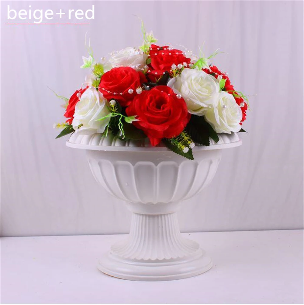 

23 head Road led flower with pearl Wedding flowers road lead wedding centerpiece home decoration