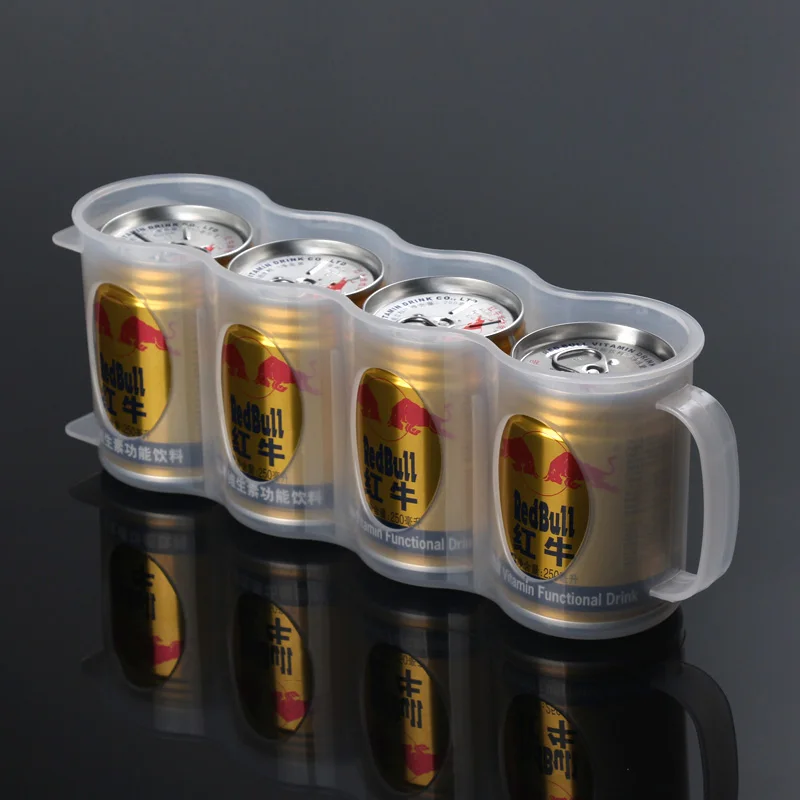 Clear Plastic Keuken Organizer Bier Blikjes Keuken Opbergrek Koelkast Keuken Organizer : Clear Plastic Keuken Organizer Bier Blikjes Keuken Opbergrek Koelkast