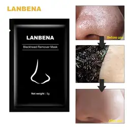 LANBENA для устранения черных точек Нос Маска для лица Clean пилинг акне Лечение Уход за кожей