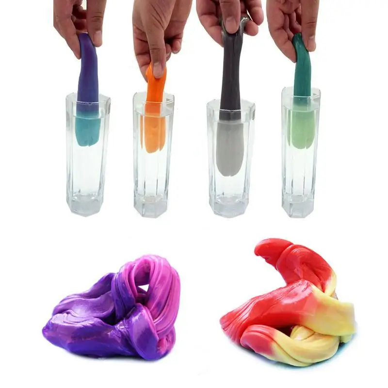 

4 Colors/Pack Hand putty DIY slime Playdough Magnetic Rubber Mud Intelligent Plasticine Toys