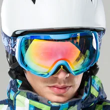 Men s Women Winter Big Ski Goggles Double Outdoor Sport Anti fog Eyewear Snowboarding Cycling Skiing