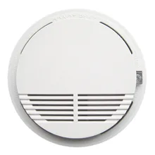 Одиночная дымовая фотоэлектрическая сигнализация батарея оптический датчик дыма DC9V детектор дыма