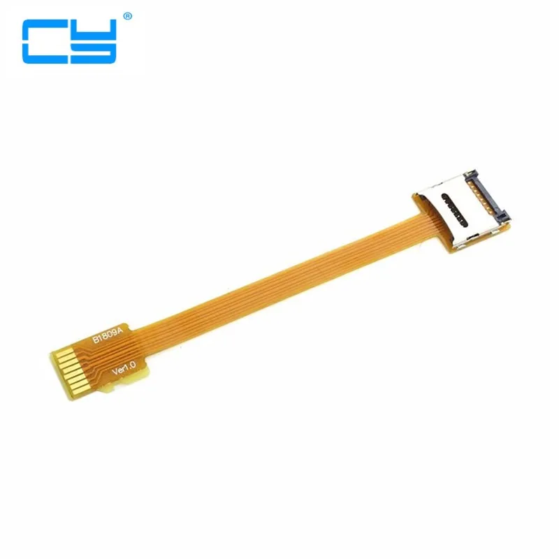 

Micro SD TF Memory Card Kit Male to Female Extension Soft Flat FPC Cable Extender 10cm