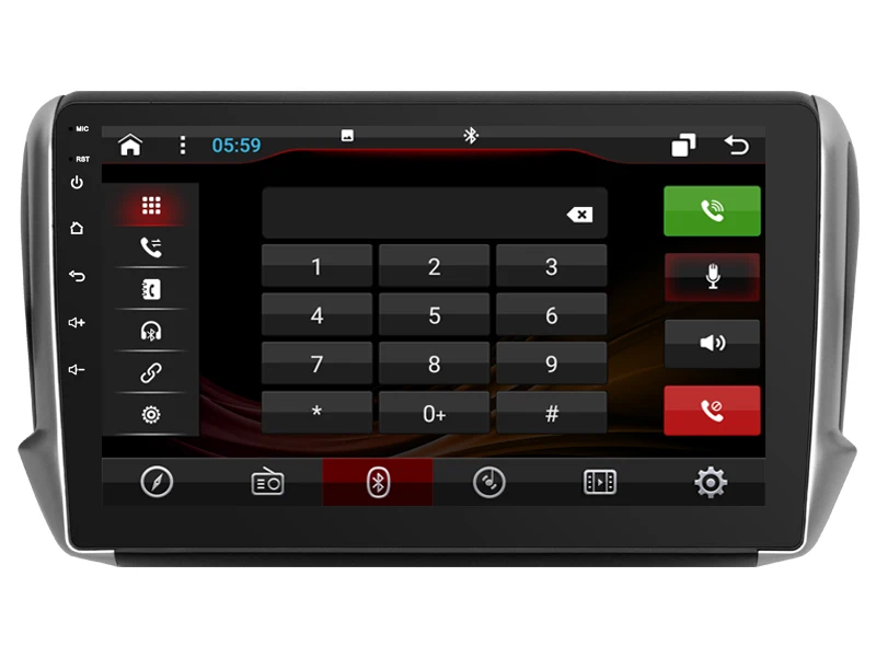 Discount 32GB rom 8 cores Android 8.1.2 car GPS for peugeot 2008 2018 touch screen radio DSP stereo navigation carplay multimedia FM 3