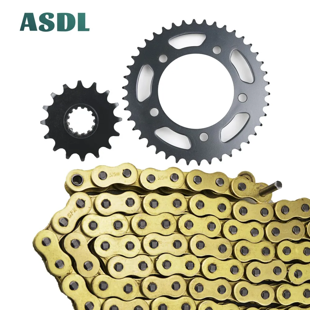

Motorcycle Motor 525 Chain and 16T Front 42T Rear Sprocket Kit For HONDA CB750 F2-1 CB 750 2001 2002 2003