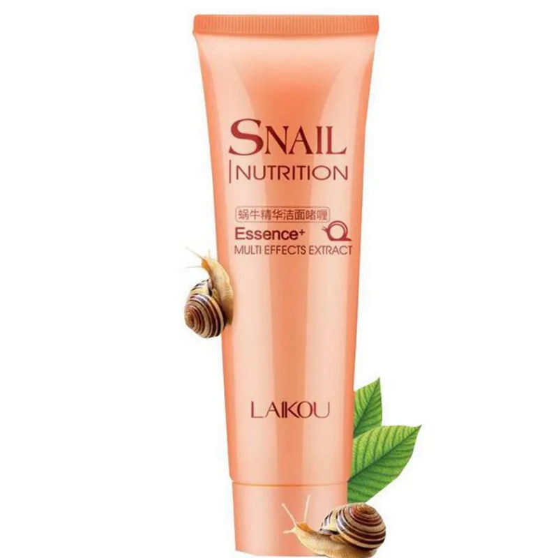 

Snail Facial Cleanser Skin Care Anti Aging Natural Organic Gel Daily Face Wash Exfoliating Gel Deep Pore Cleansing
