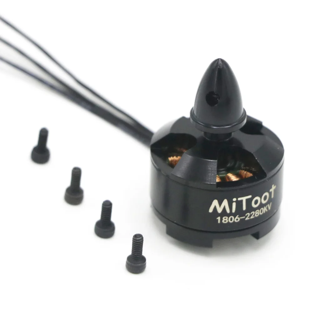 Moteur Brushless 1806 2280KV pour Drone 200-300mm - Lot de 2 CW/CCW