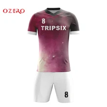 Сублимация футбольное Джерси на заказ футбольный тренировочный костюм полиэстер Полосатый Футбол Таиланда рубашки