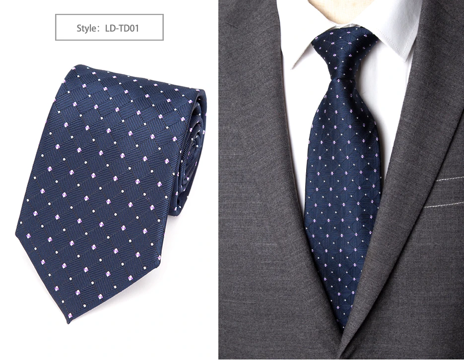 Для мужчин галстук качество классический держател жаккард полиэстер Для мужчин бабочкой для Мужская модная рубашка 8 см Галстук Свадебная вечеринка галстуки