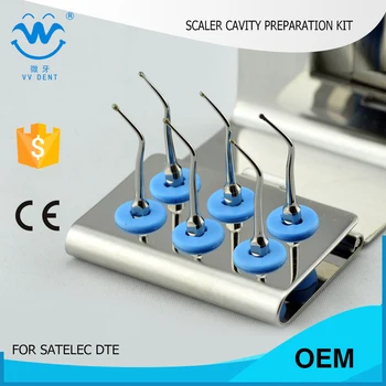 

5 SETS SCKS Scaler Cavity Preparation Tips Kit for kids dentist fit SATELC DTE GNATUS HU-FRIEDY for children dental health
