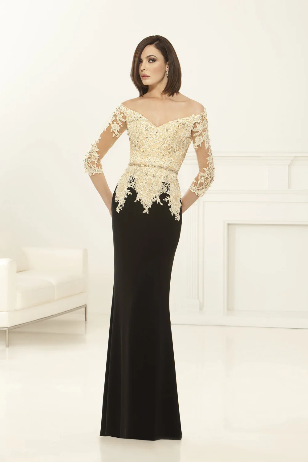 mother of the bride with sleeves