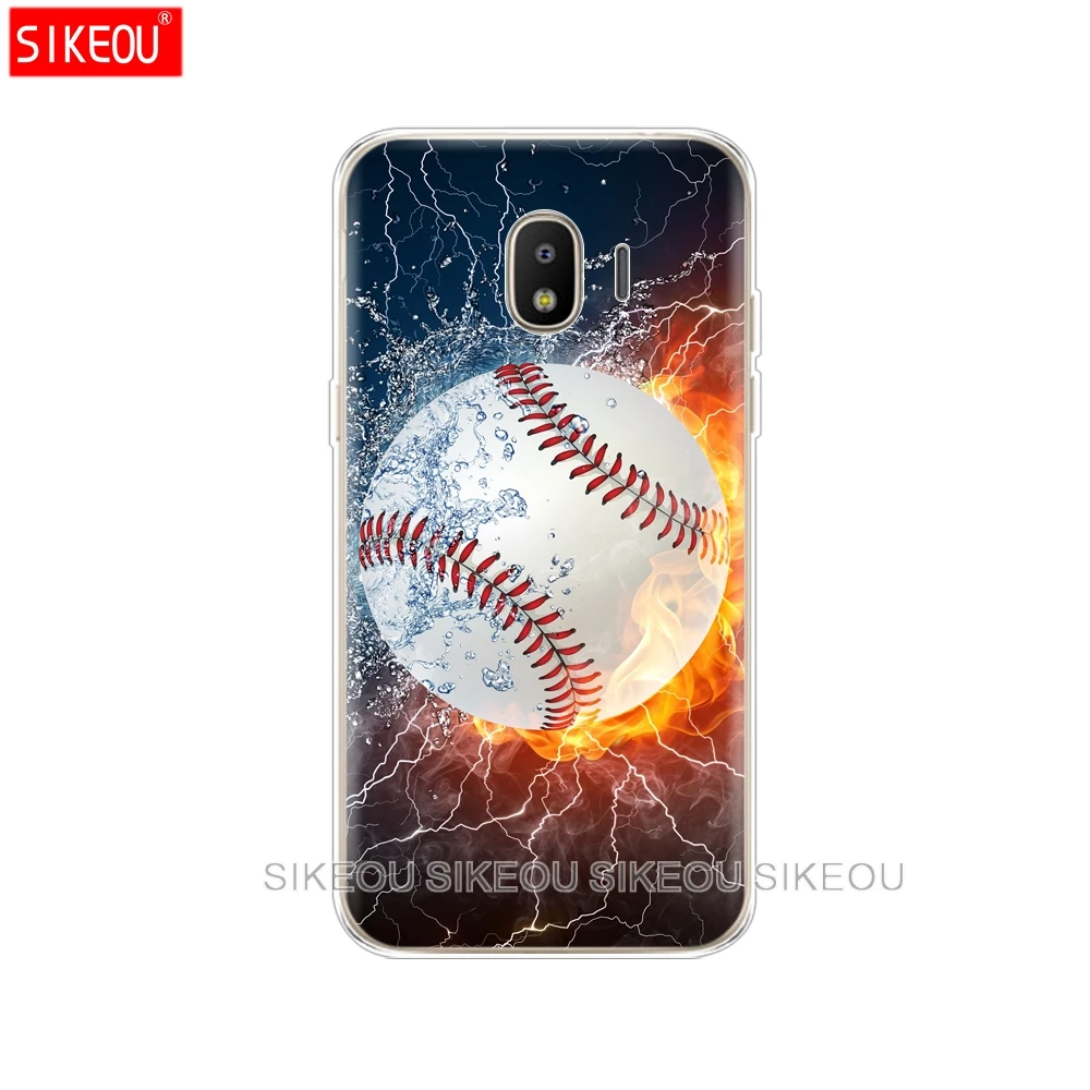 Силиконовый чехол для Samsung Galaxy J4 2018 мягкий из ТПУ задняя крышка EU J400F J400 телефон с