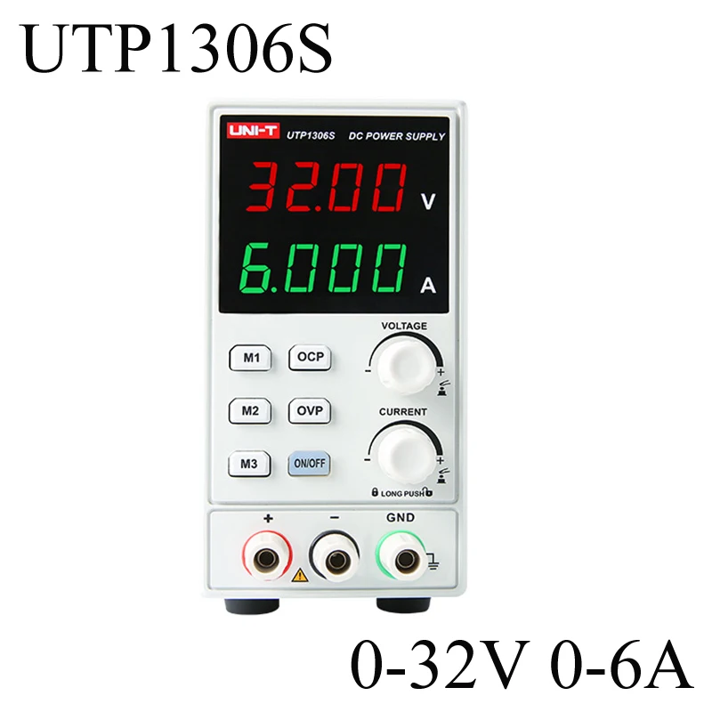 UTP1306S DC Power Supply single-channel linear Stabilized Voltage Supply With Over Voltage/Current/Temperature Protection 32V/6A