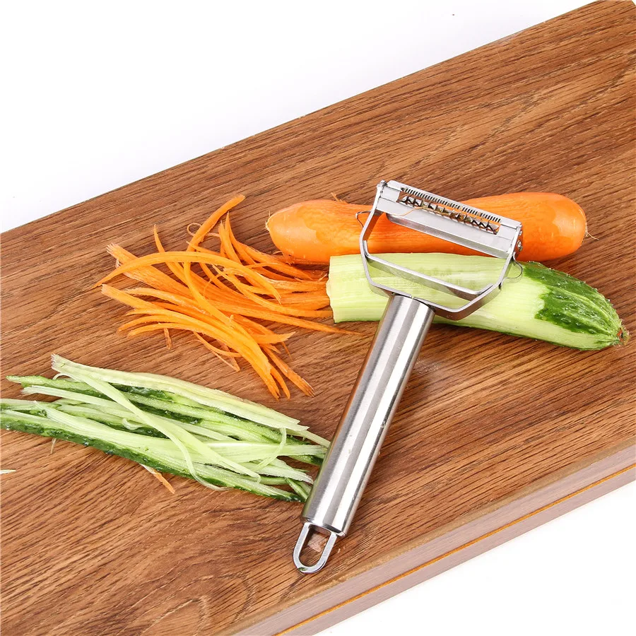 2 in1 Multifunction Stainless Steel Potato Grater Julienne Peeler Kitchen Cooking Tools