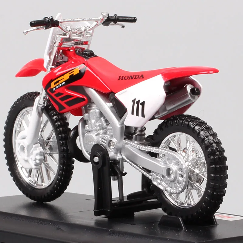 Maisto 1/18 Honda CR250R CR мотокросса № 111 весы модели мотоциклов Diecasts & Toy транспортные средства Мотоцикл dirt racing реплики подарок