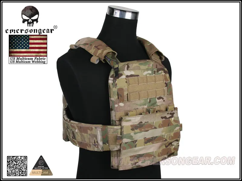 

Hunting Genuine Multicam Fabric AVS Vest EMERSON CP Style Adaptive Vest Heavy Version Airsoft EM7397 Multicam Black AOR2
