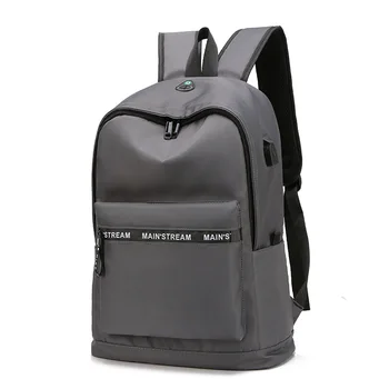 

USB Laptop Backpack New Casual Outdoor Backpack Nylon Waterproof Travel Backpack USB Student Bag Unisex Zipper
