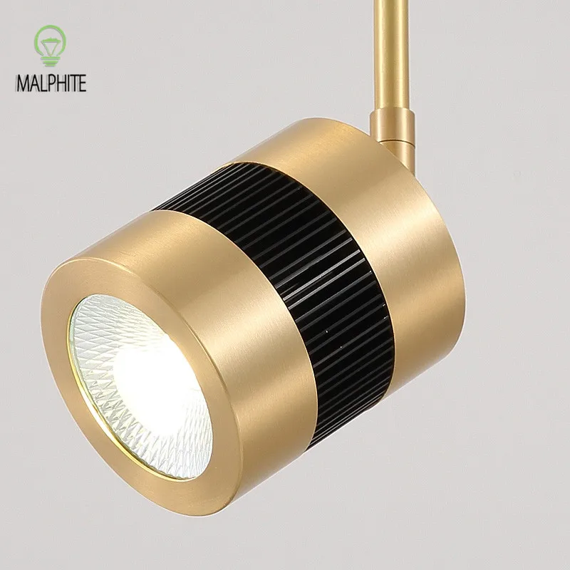 

Modern Copper pendant lights living roon Corridor Nordic Kitchen lamp fixtures led simple Bedroom Bedside lighting luminaires