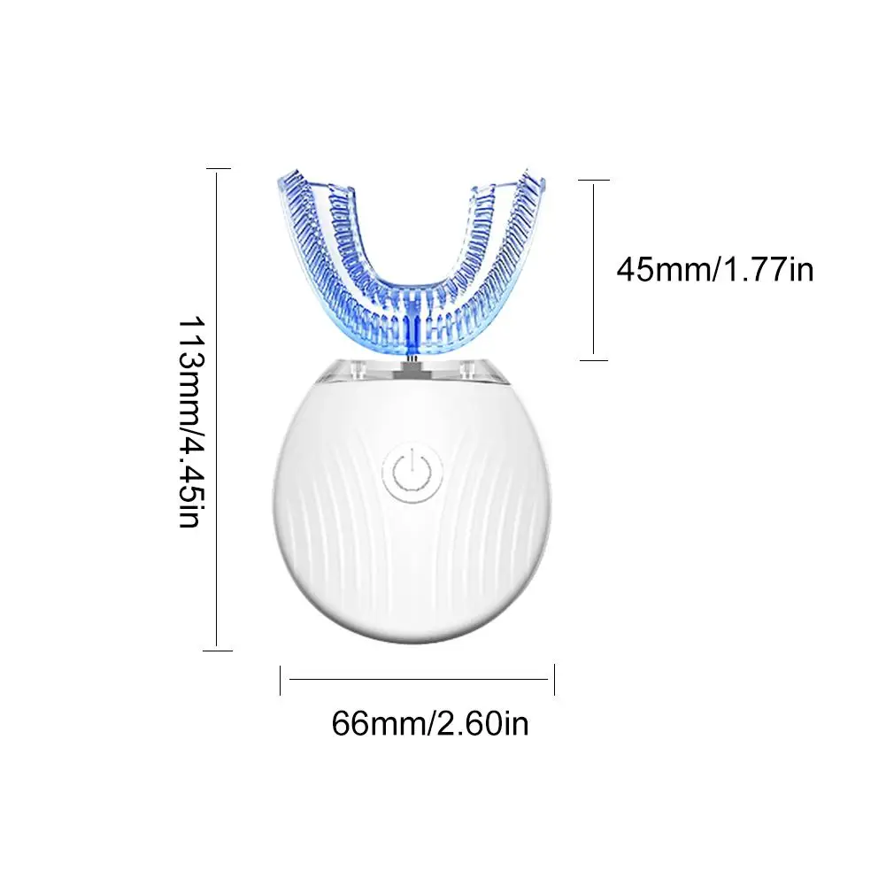 Escova de Dentes à Prova Blu-ray Totalmente Automático Branqueamento Dwaterproof Água Inteligente Variável-frequência Carregamento Usb 8 Blu-ray escova de dentes totalmente automático branqueamento