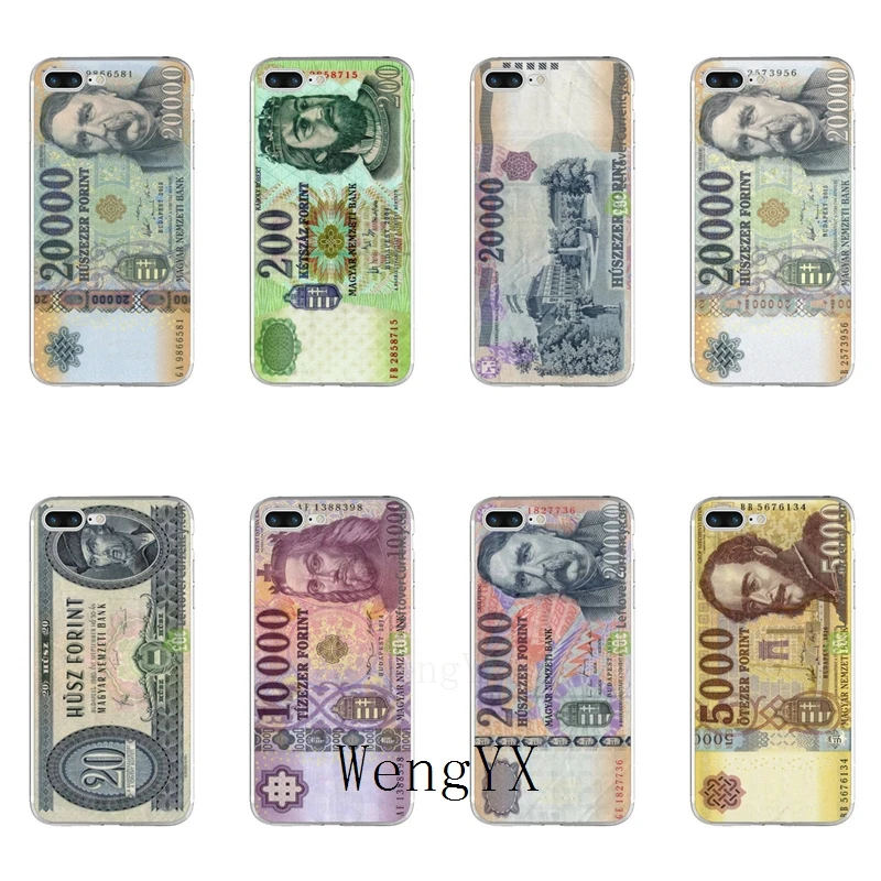 Деньги печати венгерский Форинт Тонкий Силиконовый ТПУ мягкий чехол для телефона для huawei P7 P8 P9 P10 P20 pro Lite плюс P smart Mini