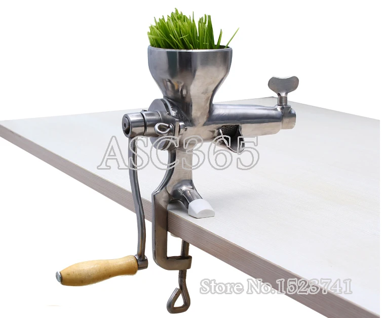 

Stainless Steel Wheat Grass Hand Juicer healthy wheat grass juicer machine manual stainless steel wheatgrass juicer