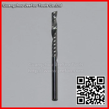

3.175*22 One flute spiral bits/ Cutter for CNC router machine ,woodworking machine,CNC router bits,Cutting bits,Cutting tools