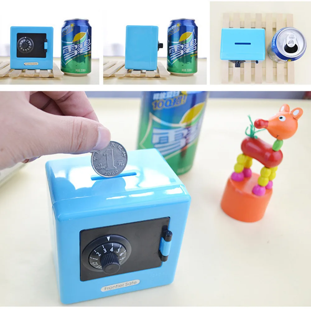 

Convenient 3 Digit Code Combination Lock Money Box Safe Coins Cash Saving Piggy Bank New Year Gift For Children Fun Play Toy