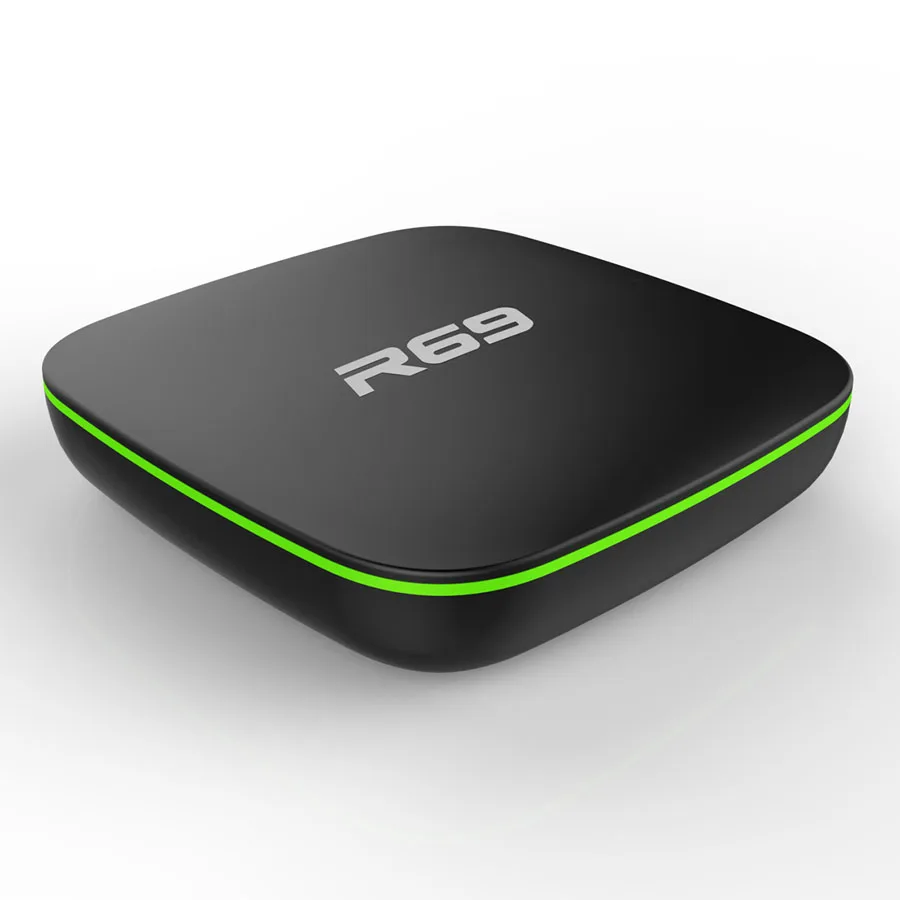 

R69 Android 6.0 TV Box DDRIII 1GB+8GB Allwinner H2 Quad-Core Set-top Boxes 2.4G Wifi Media Player TV Receiver