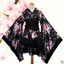 Японское кимоно, винтажное Оригинальное традиционное шелковое кимоно-юката, платье, японские сексуальные костюмы, костюм для танцев, выступлений, платье, S-XL