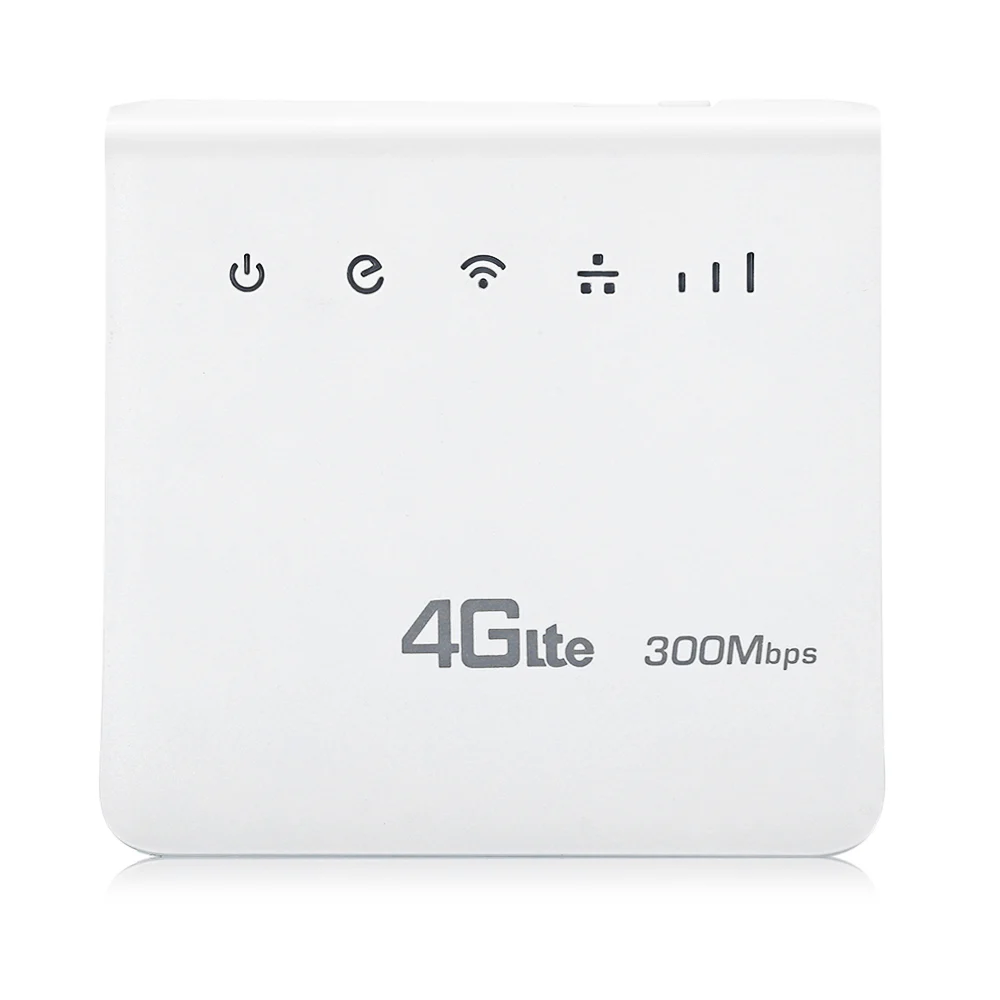 4G LTE CPE Mobile WiFi Router For SIM Card 300Mbps Support 3G Marvell 1802 + MTK7628 With 2
