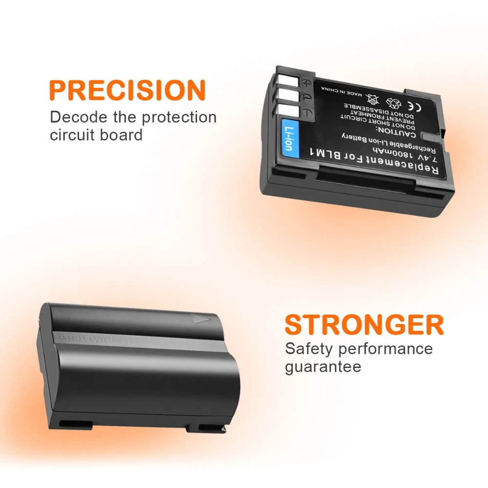 Powtree BLM-1 Li-Ion Батарея 7,2 V 1800 мА/ч+, 1 Батарея Зарядное устройство с светодиодный для цифровой камеры OLYMPUS BLM1 BLM-1 гранж пуловер высокого качества 1 E-3 E-500 E-30 E-510 E-330