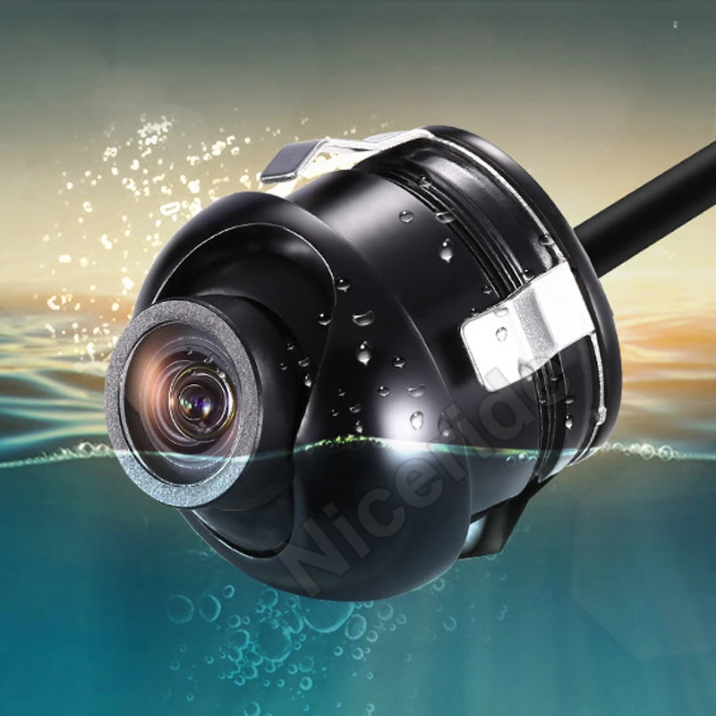 

Mini HD Night Vision Car Rear View Camera 360 Degree Rotation Universal Car Reverse Backup Camera Waterproof wide angle