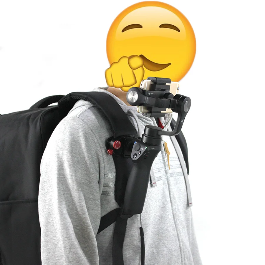 

Accessories Backpack Chest Strap Belt Mount Attaching Clamp Retaining Clip for DJI OSMO/ OSMO+/ Mobile Handheld Gimbal Camera